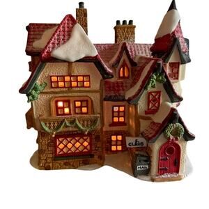 Department 56 Santa’s Workshop North Pole Series 5600-6 Lighted House 1990 MIB
